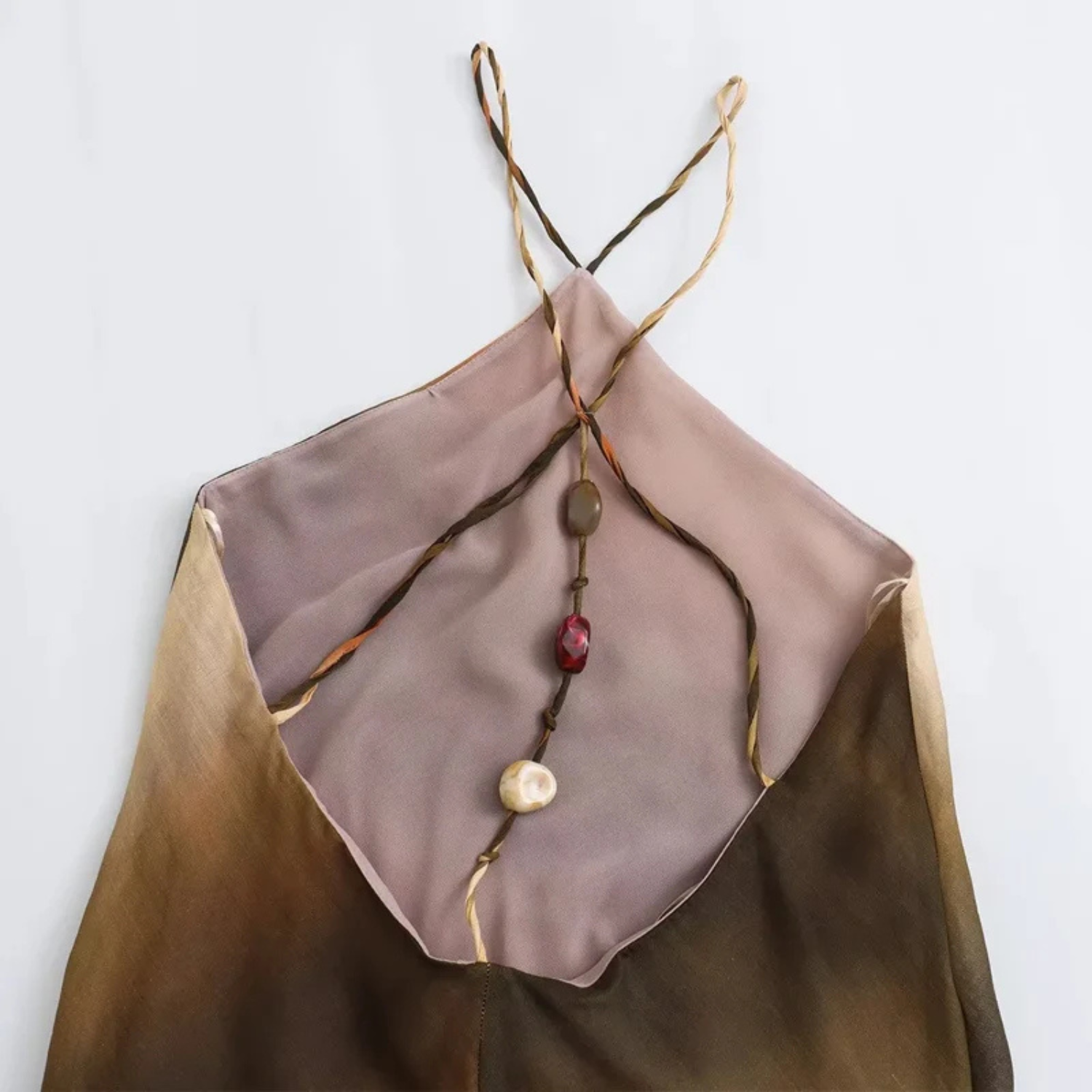 Vivi | Abito Lungo Estivo Elegante con Scollo All’Americana e Schiena Scoperta