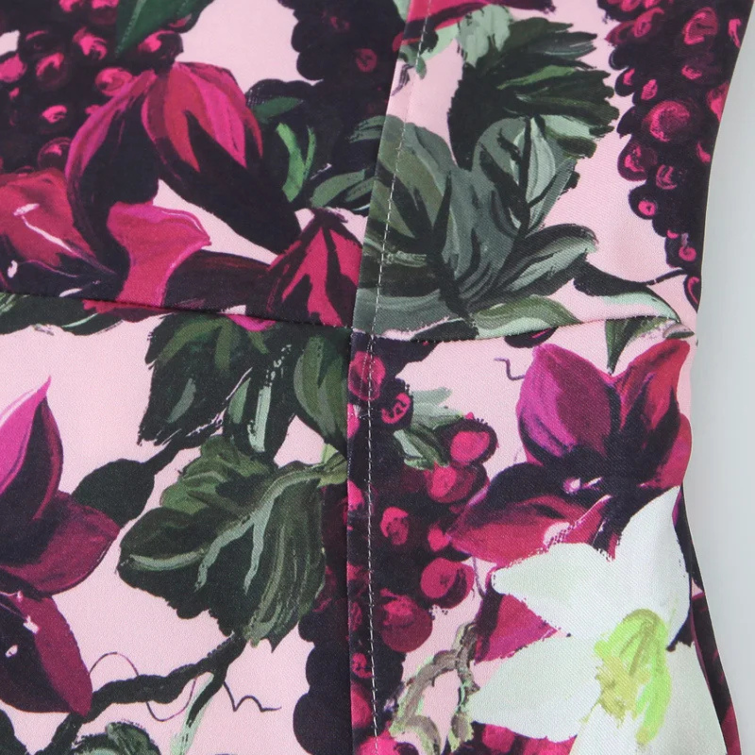 Mira | Abito Lungo con Stampa Floreale, Corsetto e Schiena Scoperta