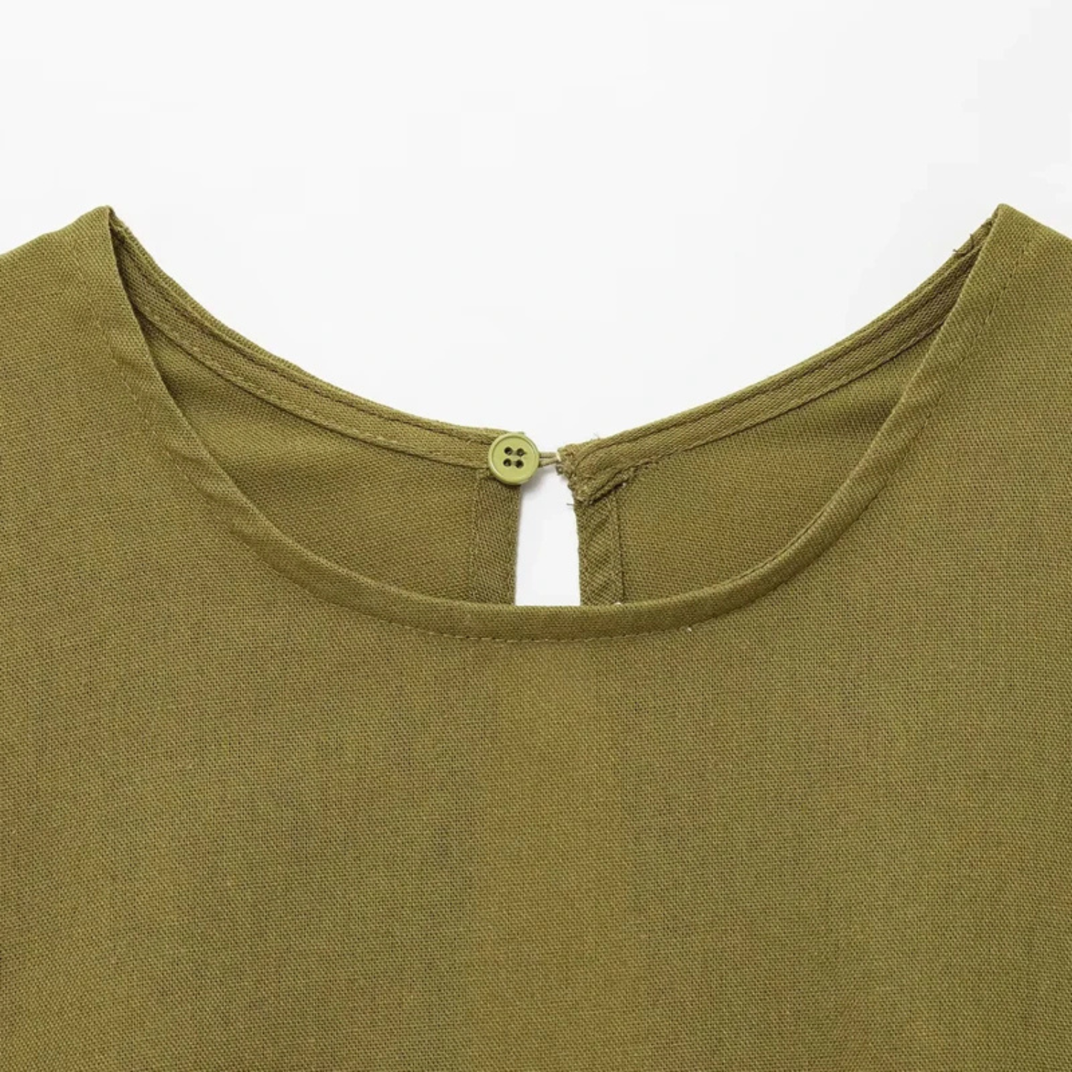 Sofi | Abito Midi Verde Senza Maniche Stile Vintage per Primavera/Estate